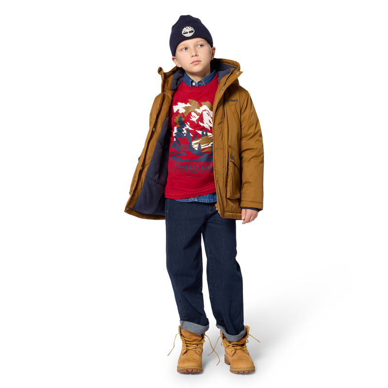 Hooded cardigan TIMBERLAND 
                        BOY