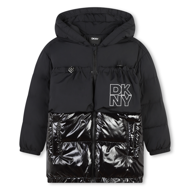Hooded Puffer Jacket DKNY 
                    GIRL