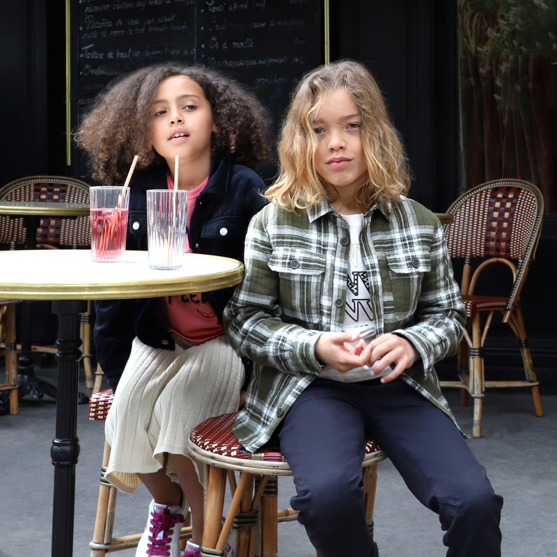 Quilted cotton shirt ZADIG & VOLTAIRE 
                        BOY