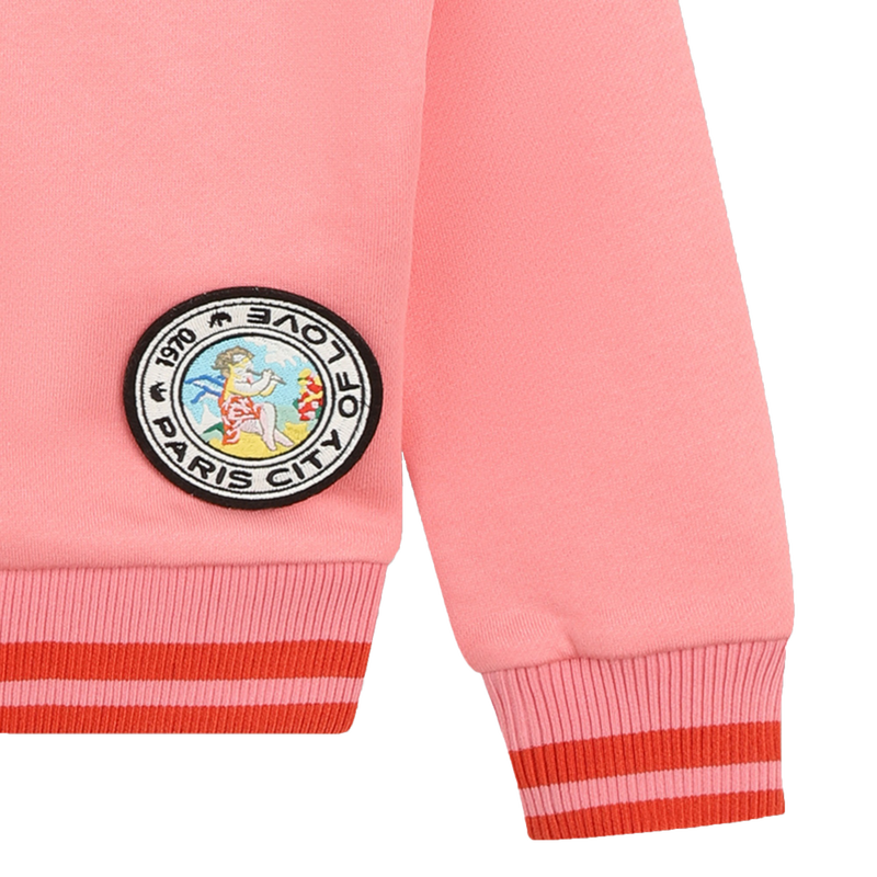 Zip-Up Fleece Sweatshirt KENZO KIDS 
                    GIRL