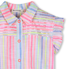 Ruffle Sleeve Striped Shirt BILLIEBLUSH 
                    GIRL