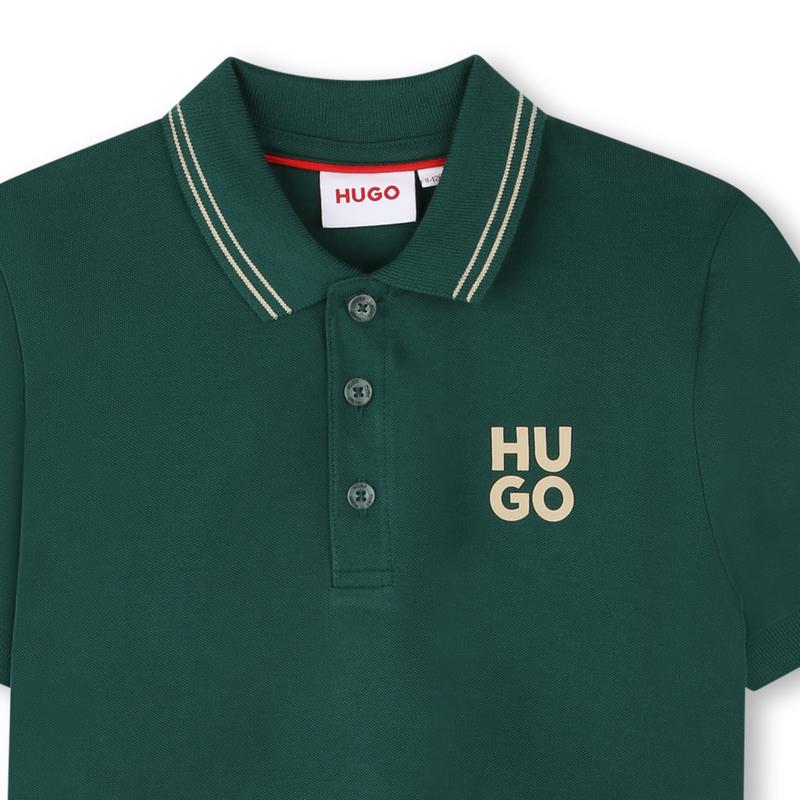 Short-Sleeved Polo Shirt HUGO 
                    BOY