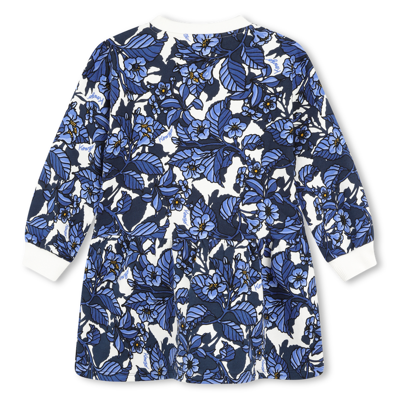 Printed Fleece Dress KENZO KIDS 
                    GIRL