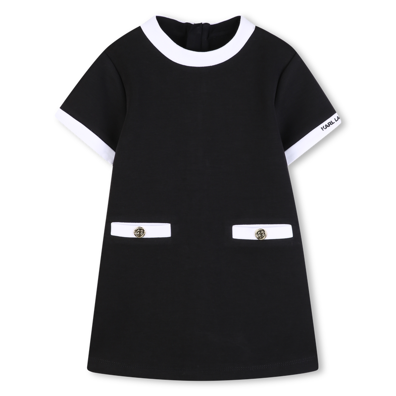 Short-Sleeved Dress KARL LAGERFELD KIDS 
                        GIRL