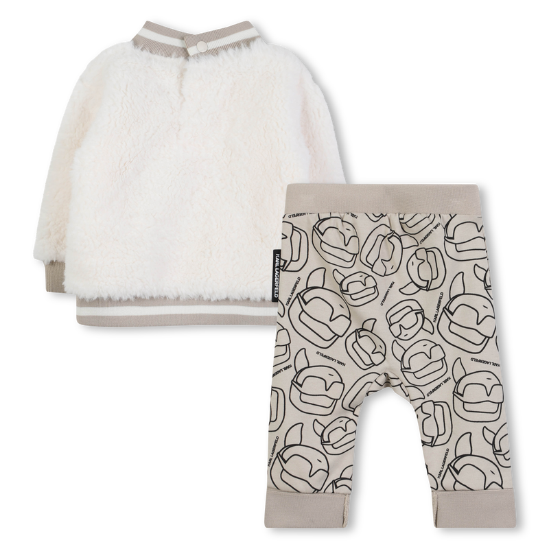 Sweatshirt and jogging bottoms set KARL LAGERFELD KIDS 
                        BOY