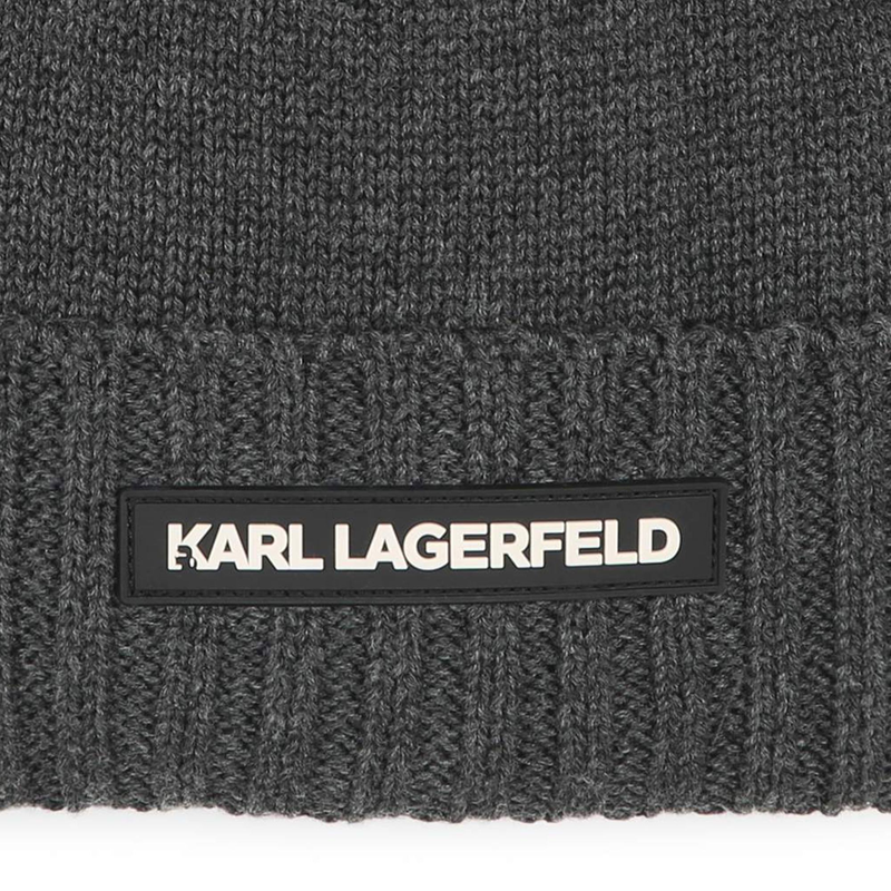 Knitted Hat KARL LAGERFELD KIDS 
                        BOY