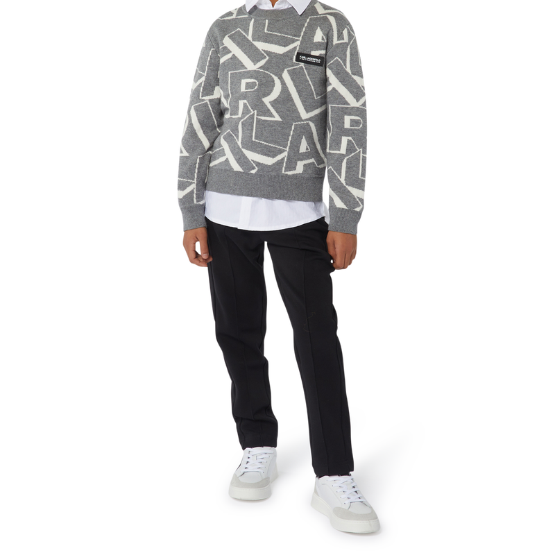 Pleated Trousers KARL LAGERFELD KIDS 
                        BOY