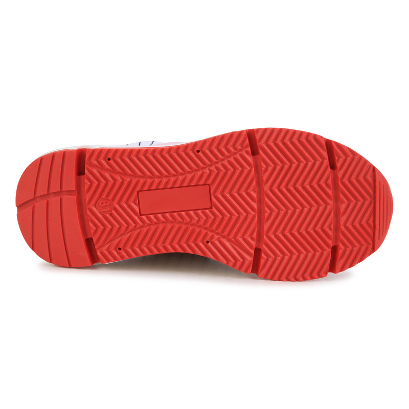 KENZO KIDS Dual fabric velcro sneakers