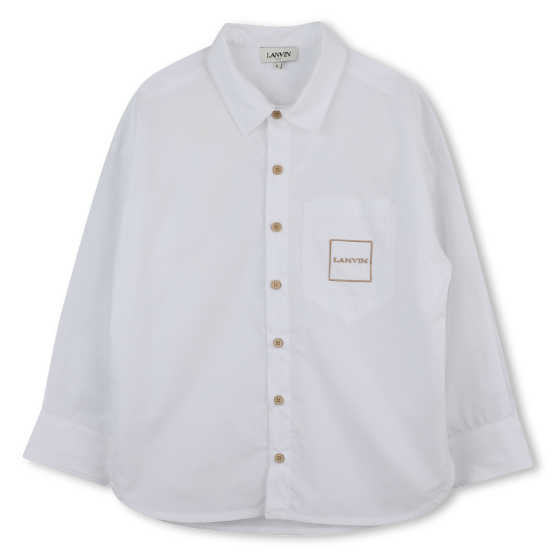 Embroidered printed shirt with che logo LANVIN 
                    BOY
