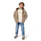Plaid down jacket KIDS AROUND 
                    BOY