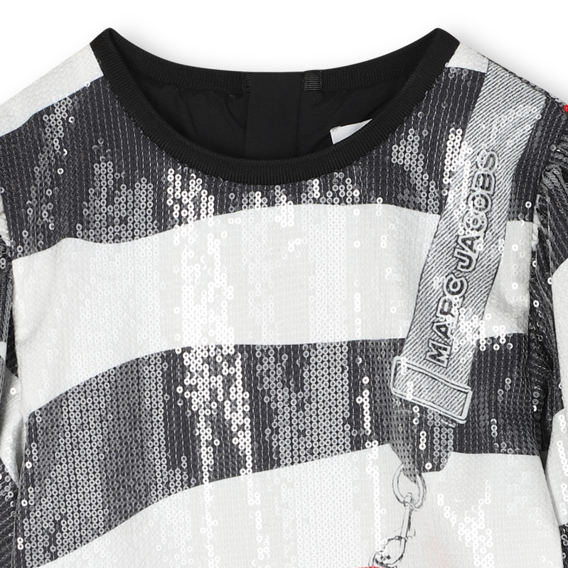 Dress with full zebra pattern MARC JACOBS 
                    GIRL