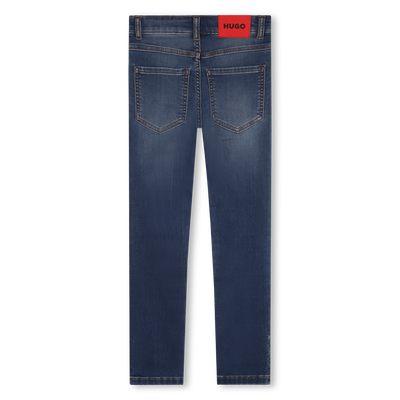 Slim-Fit Cotton Blend Jeans HUGO BOY
