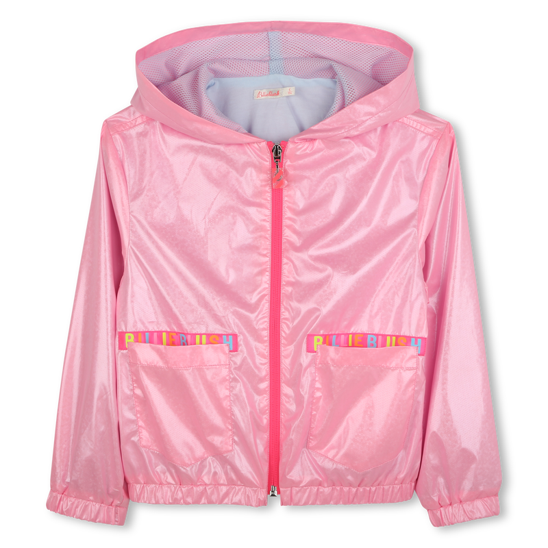 Hooded zip-up windbreaker BILLIEBLUSH 
                        GIRL