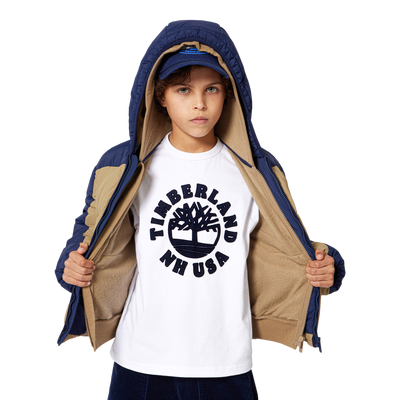 Hooded jogging cardigan TIMBERLAND BOY