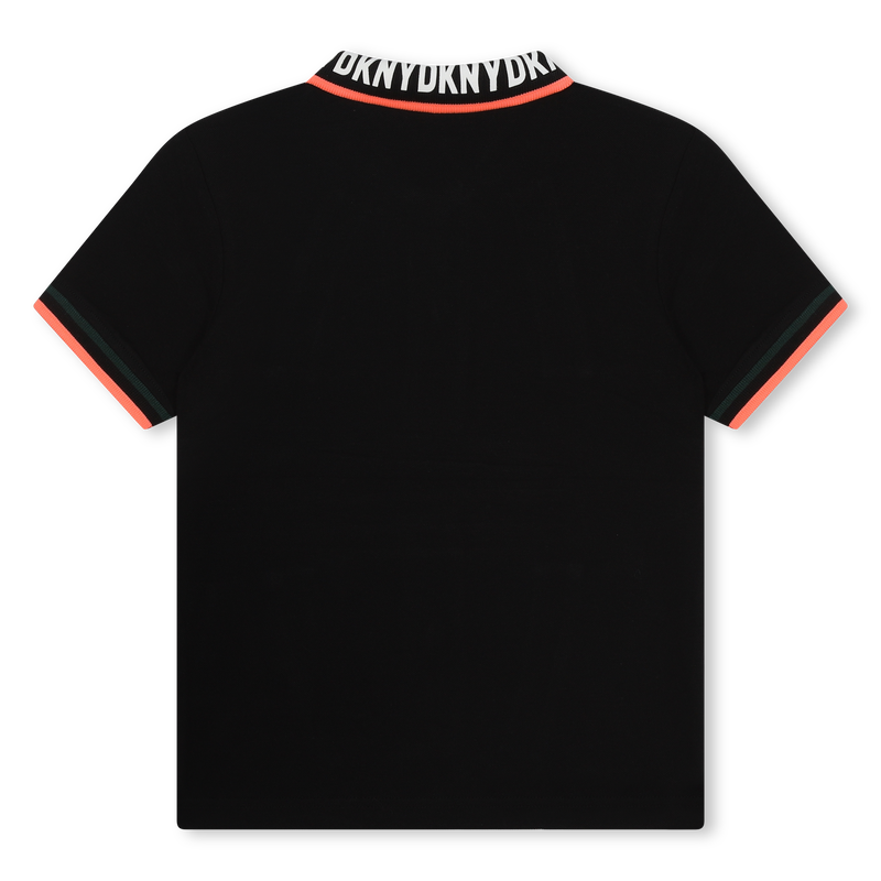 Button-up cotton polo shirt DKNY 
                    BOY