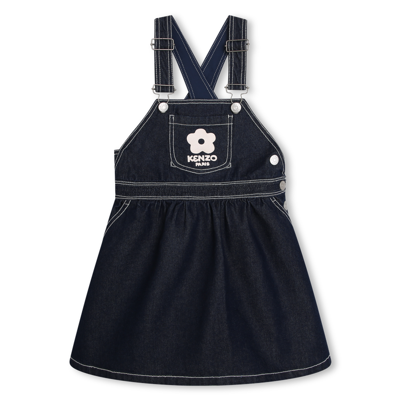 Denim pinafore dress kids store