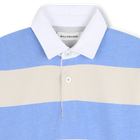Striped long-sleeved polo shirt BILLIEBLUSH 
                    BOY
