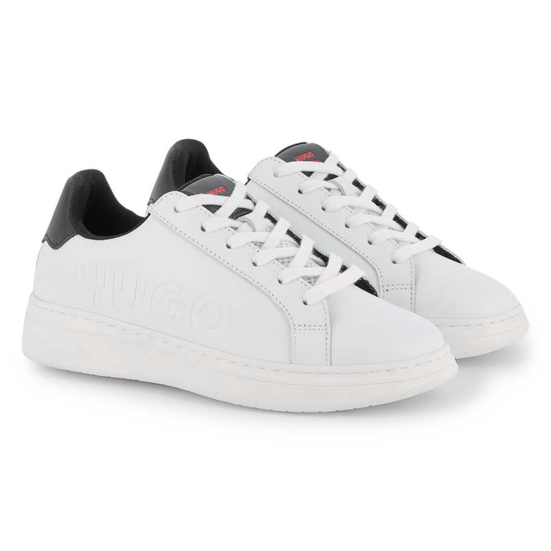 Cowhide leather sneakers HUGO 
                    BOY