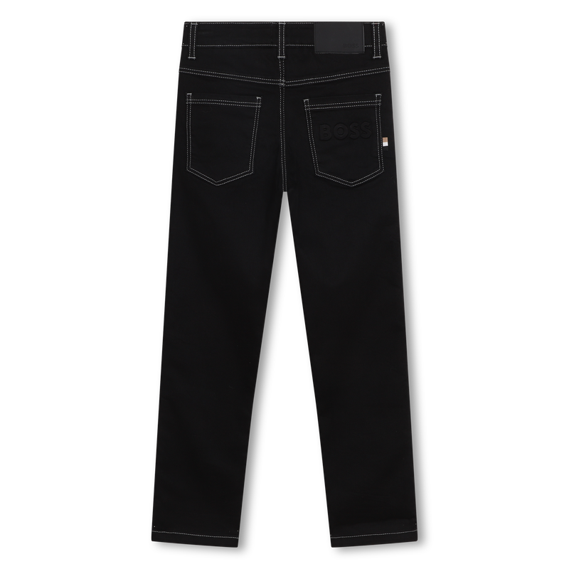 Jeans with adjustable waist