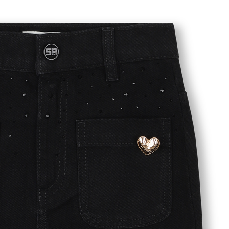 Denim midi skirt SONIA RYKIEL 
                    GIRL