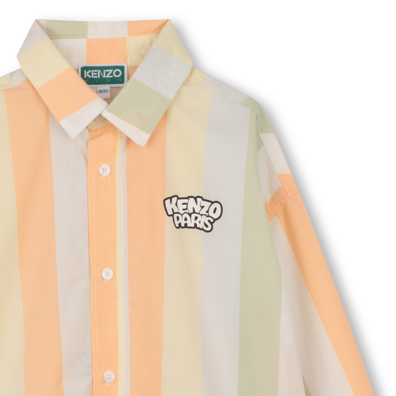 Striped Long-Sleeved Shirt KENZO KIDS 
                        BOY