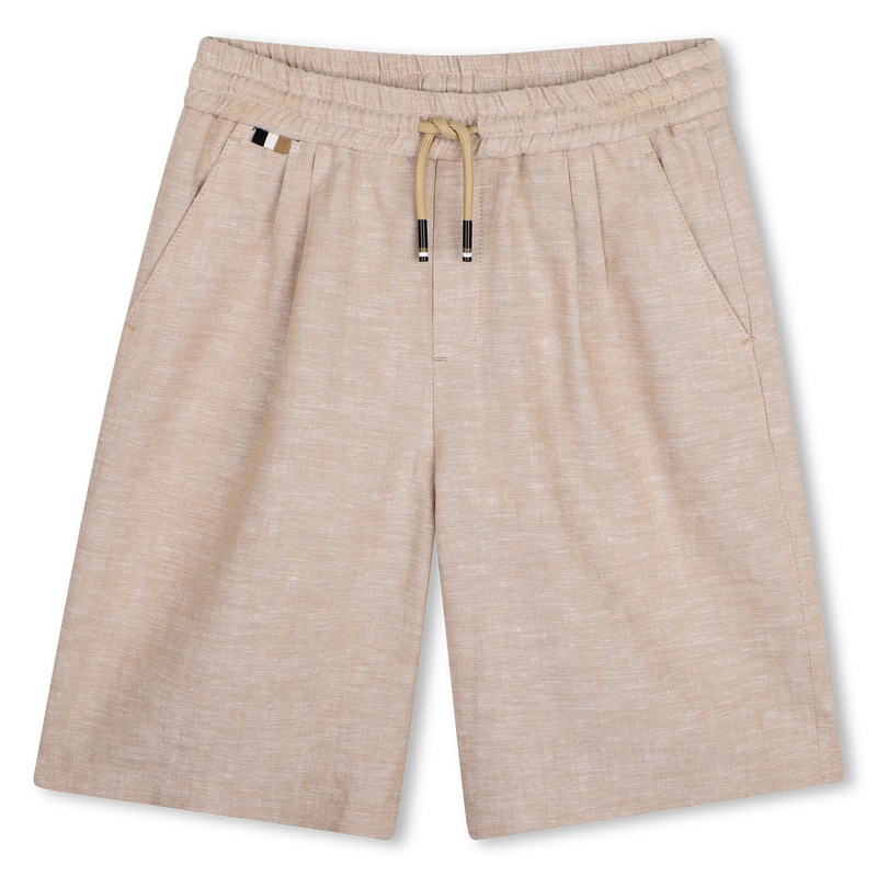 Linen Bermuda Shorts BOSS 
                        BOY