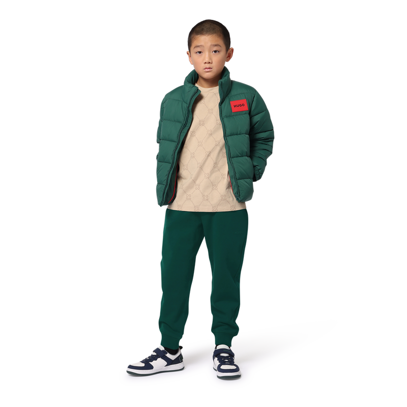 Zip-Up Water-Repellent Parka HUGO 
                    BOY