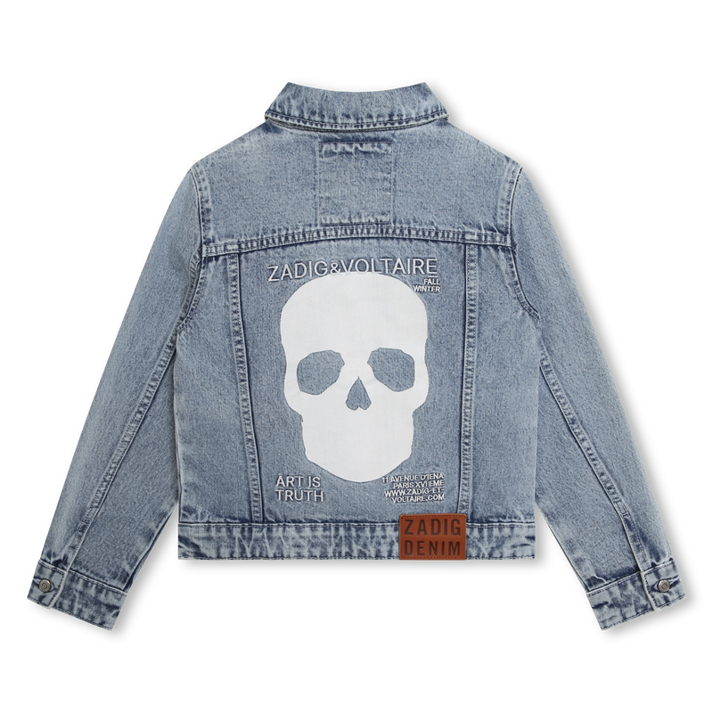 Cotton Jean Jacket ZADIG & VOLTAIRE 
                    BOY
