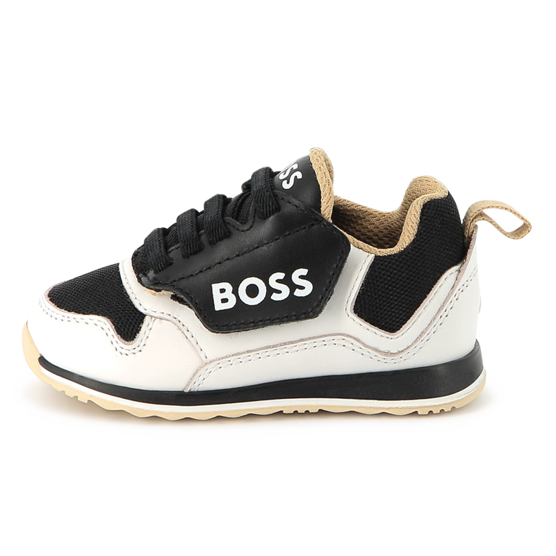Lace-up leather sneakers BOSS 
                    BOY