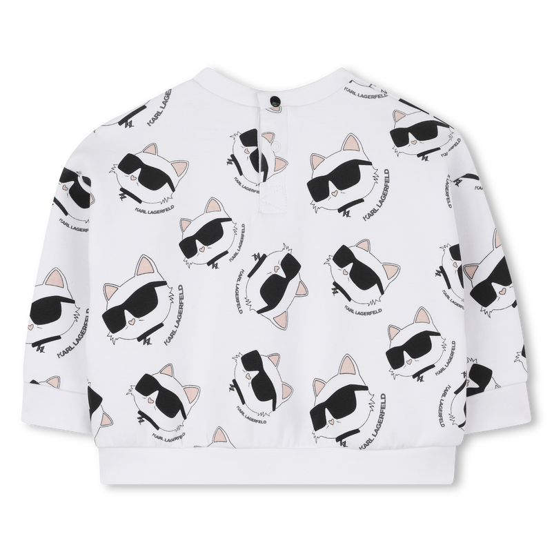 Sweatshirt and pants set KARL LAGERFELD KIDS 
                    GIRL
