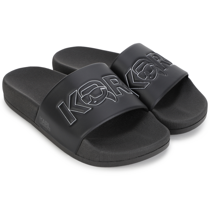 Karl lagerfeld online slide sandals