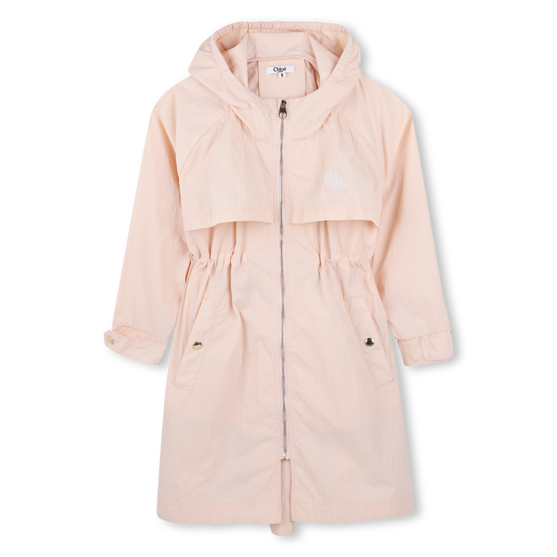 Zipped cape-effect windbreaker CHLOE 
                    GIRL