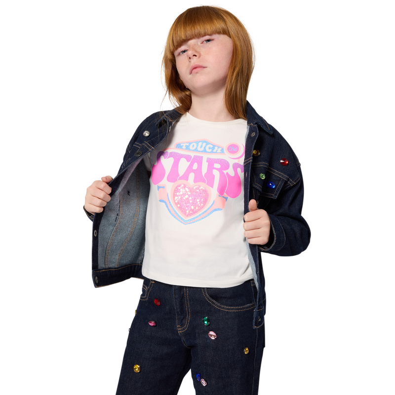 Raw denim pants MARC JACOBS 
                        GIRL