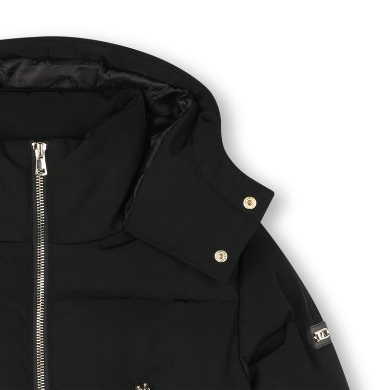 Hooded down jacket MICHAEL KORS 
                    GIRL