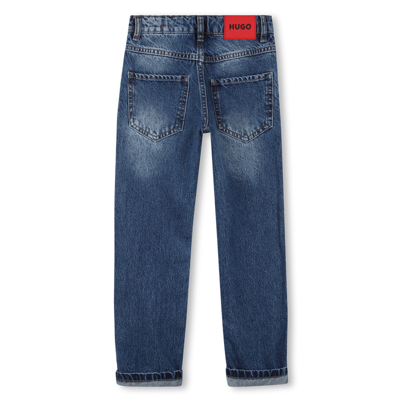 5-pocket cotton jeans HUGO 
                    BOY