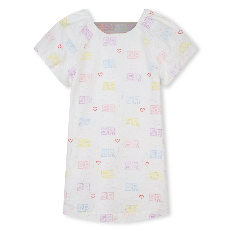 Embroidered Percale Dress SONIA RYKIEL 
                    GIRL