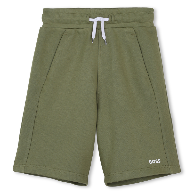 Plain fleece Bermuda shorts BOSS 
                        BOY