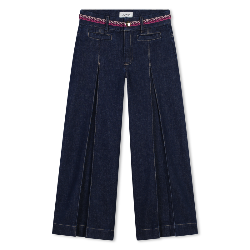 Wide-leg Cuffed Denim Pants | Lanvin – LANVIN