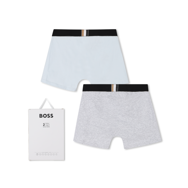 Pack of 2 jersey boxer briefs BOSS 
                        BOY