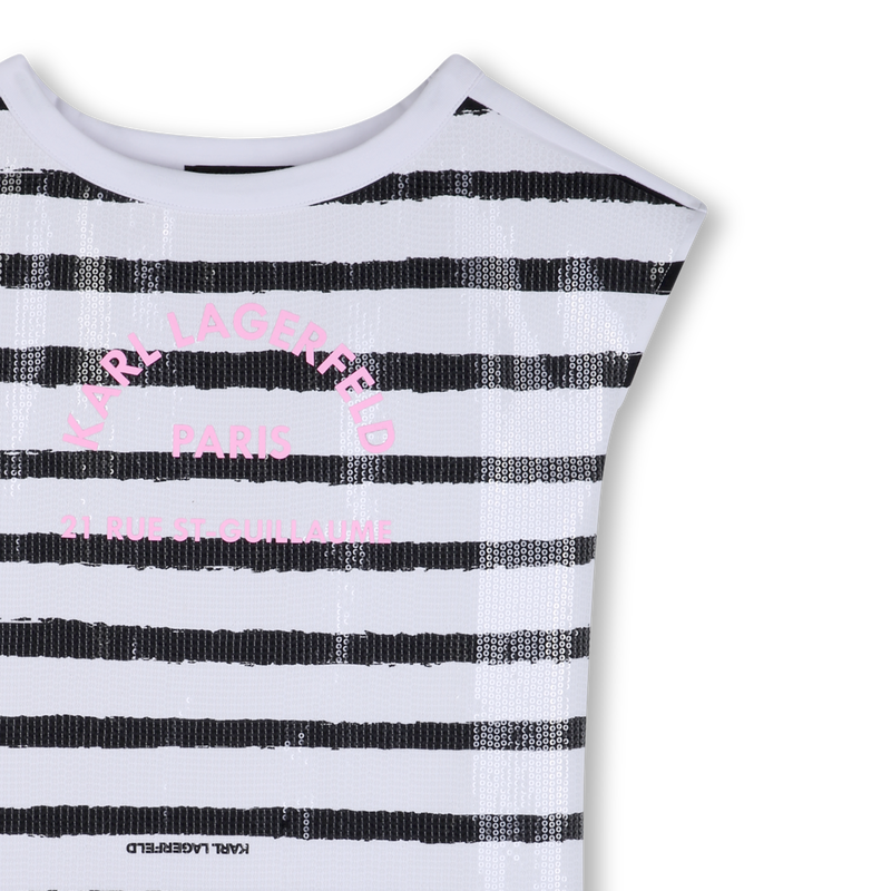 Short-Sleeved Dress KARL LAGERFELD KIDS 
                        GIRL