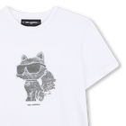 Short-Sleeved T-Shirt KARL LAGERFELD KIDS 
                    GIRL