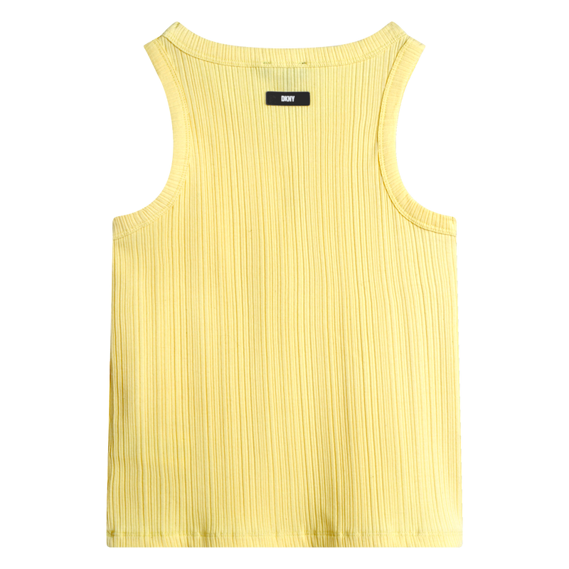 Cotton tank top DKNY 
                    GIRL