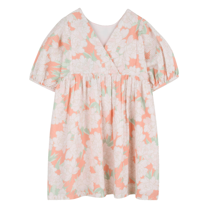 Balloon Sleeve Dress KENZO KIDS 
                        GIRL