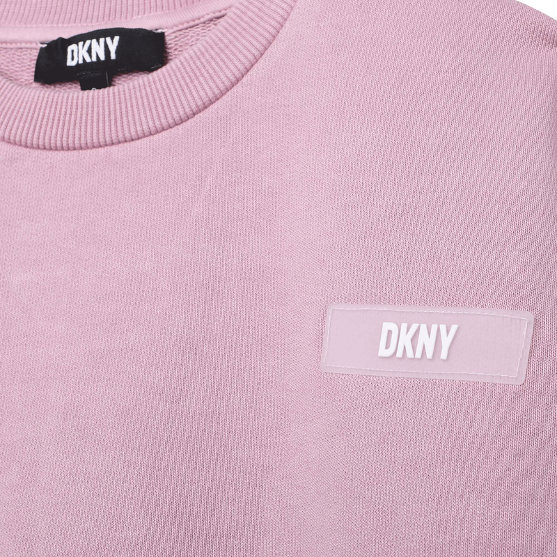 Logo cotton dress DKNY 
                    GIRL