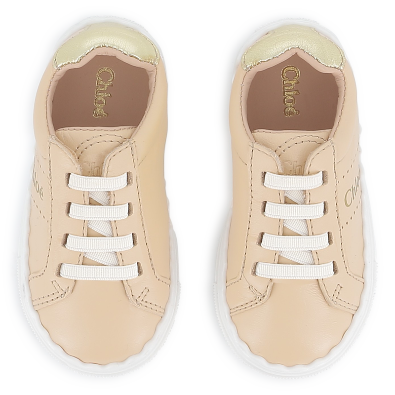 Sheepskin Leather Sneakers CHLOE 
                    GIRL