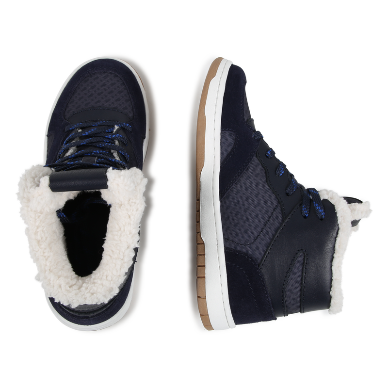Faux Shearling Lined Sneakers