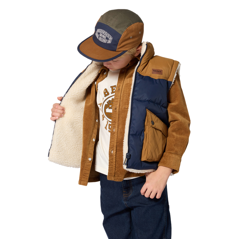 Sleeveless down jacket TIMBERLAND 
                        BOY