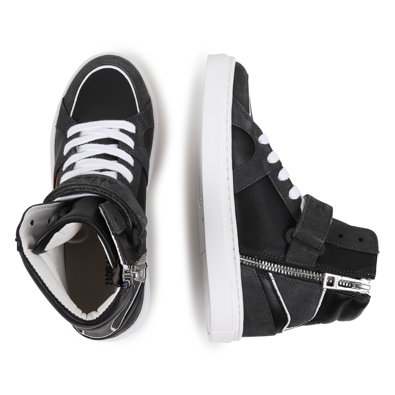 Velcro Leather Sneakers ZADIG & VOLTAIRE 
                        BOY
