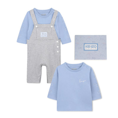 T-shirt + overalls set KENZO KIDS BOY