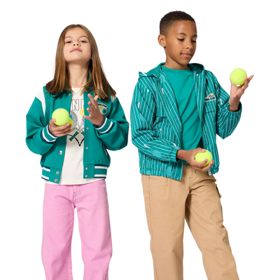 Short-Sleeved T-Shirt KIDS AROUND GIRL